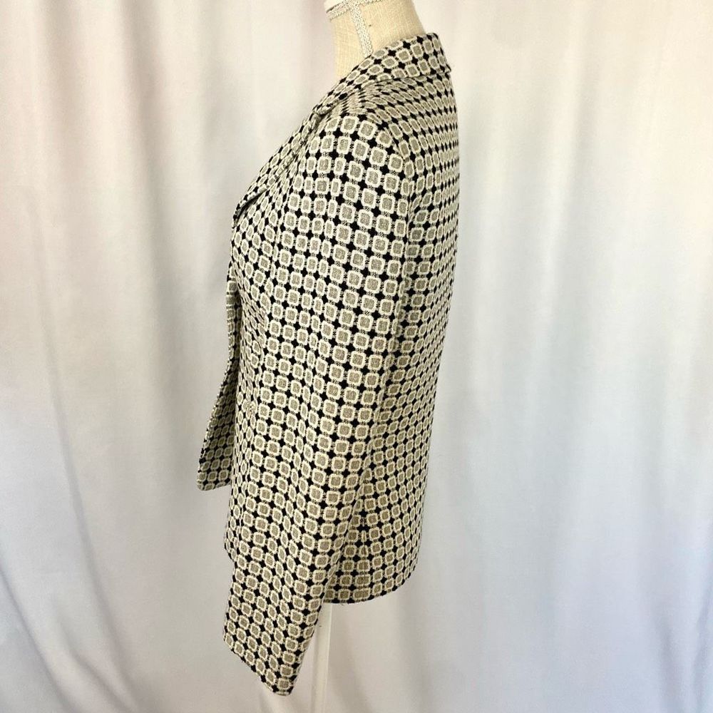 Tahari ASL Wool Blend Square Design Blazer Women’s Size 6 - Picture 13 of 15